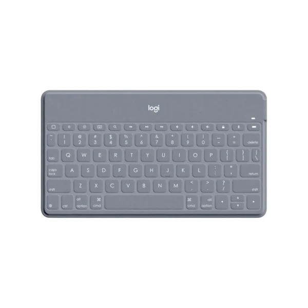 Logitech Keys-To-Go - Ultra-Light, Ultra-Portable Wireless Keyboard for iPhone, iPad, Apple TV, and Mac - Classic Grey