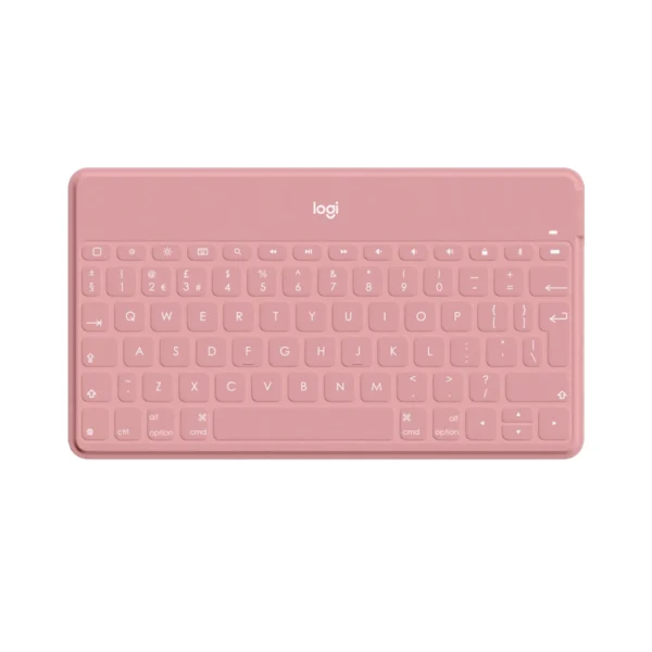 Logitech Keys-To-Go - Ultra-Light, Ultra-Portable Wireless Keyboard for iPhone, iPad, Apple TV, and Mac - Pink - Image 2