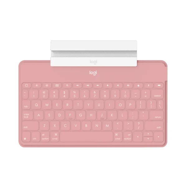 Logitech Keys-To-Go - Ultra-Light, Ultra-Portable Wireless Keyboard for iPhone, iPad, Apple TV, and Mac - Pink