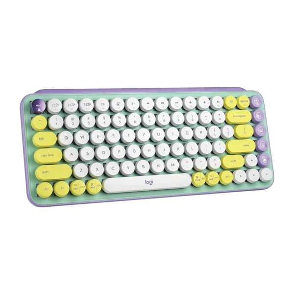 Logitech POP Keys Wireless Mechanical Emoji Keyboard – Daydream - Image 2