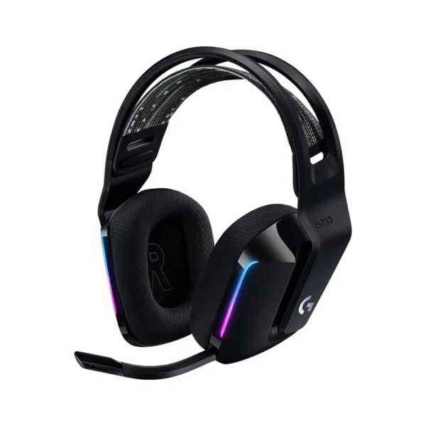 Logitech G733 LIGHTSPEED Wireless RGB Gaming Headset – Black
