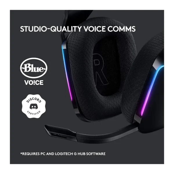 Logitech G733 Wireless RGB Gaming Headset – Black - Image 5
