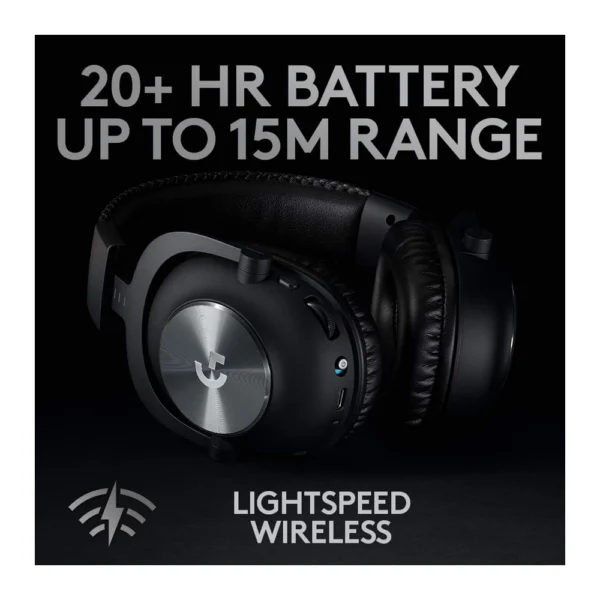 Logitech G PRO X Lightspeed Wireless Gaming Headset -Black - Image 2