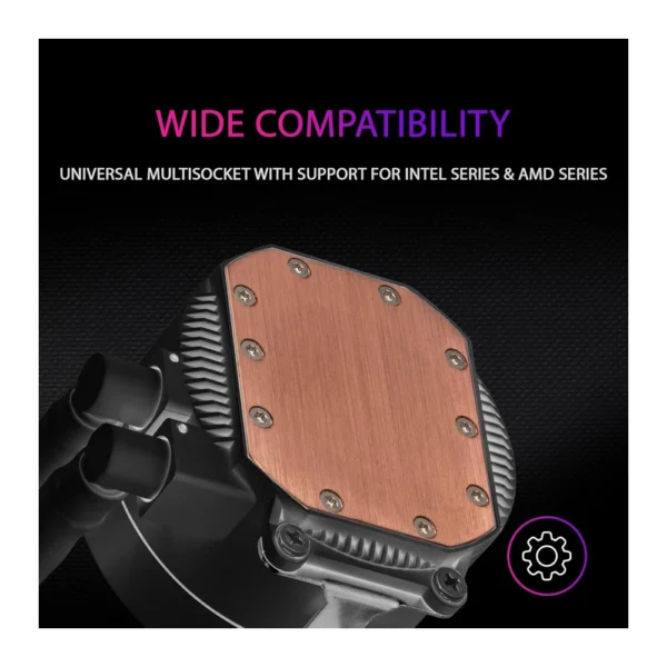 Mars Gaming ML-ONE240 Water cooling AIO – Black Edition - Image 5