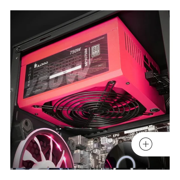 Mars Gaming MPVU750M 750W Full-Modular PSU – 10 Years Warranty - Image 2