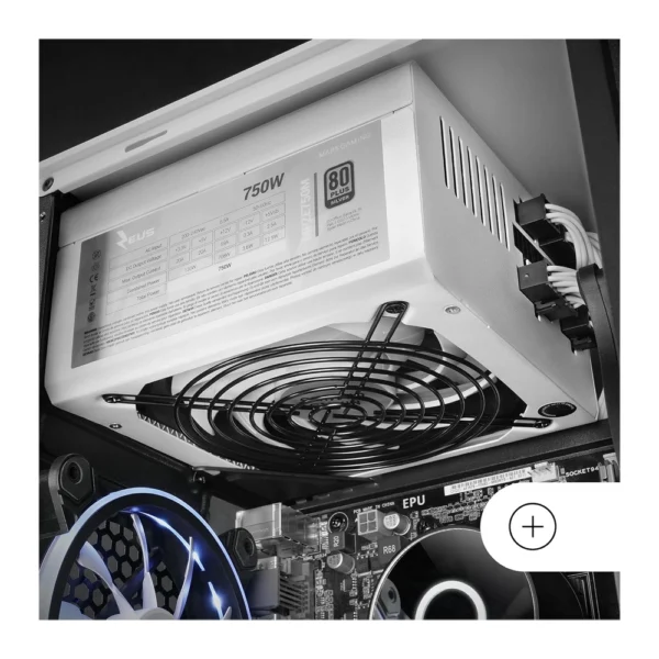 Mars Gaming MPZE750M 750W Full Modular PSU -10 Years Warranty - Image 2