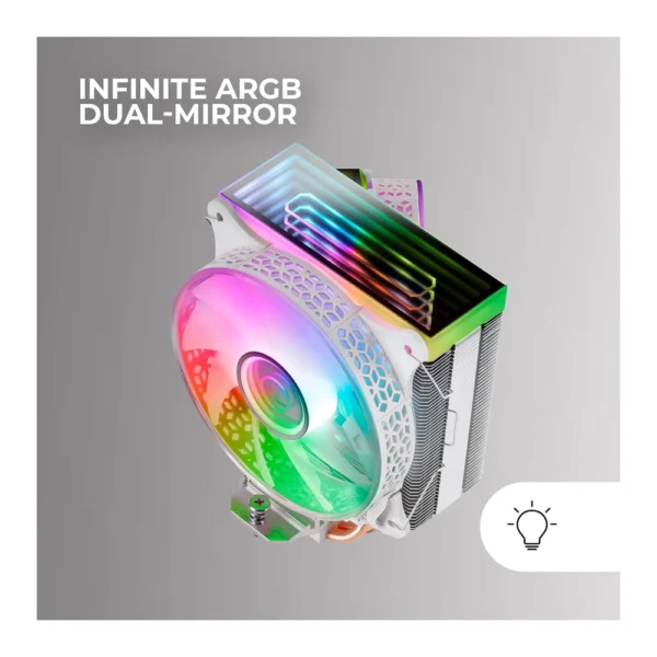 Mars Gaming MCPU-VR CPU Cooler – White - Image 2