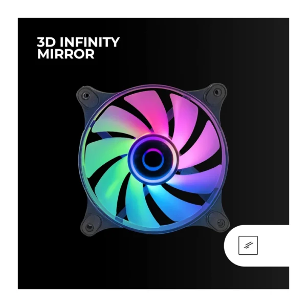Mars Gaming MF-3D 12CM Fan – Black - Image 5