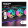 Mars Gaming MF-3DKIT – 3x12cm Infinite Mirror ARGB Fans -Black - Image 4