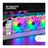 Mars Gaming MF-3Dkit – 3x12cm Infinite Mirror Fan – White - Image 5