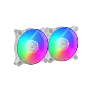 Mars Gaming MFDUO 12CM 2XFan Kit – Ultra-Silent Dual FRGB Cooling