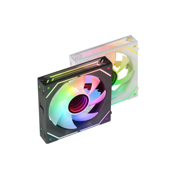 Mars Gaming MF-Linkfinity 120mm PWM Modular Fan Black - Image 2