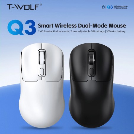 T-WOLF Q3 Dual Mode Wireless Mouse - Image 2