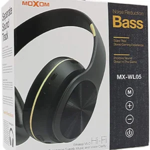 MOXOM MX-WL05 Soul-Stirring Bass Wireless Bluetooth Headphones (Memory Card - AUX)