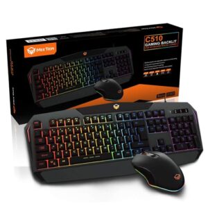 Meetion C510 Backlit Gaming Keyboard and Mouse Combo USB