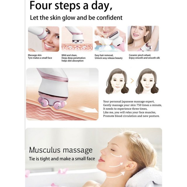 DSP Electric Epilator+ massager 4in1-80012 - Image 7