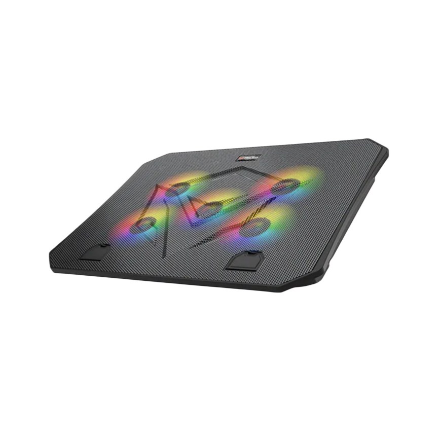 Meetion MT-CP3030 RGB Gaming Cooling Pad, 5Fans, 9-15.5” Compatibility, Silent - Image 4