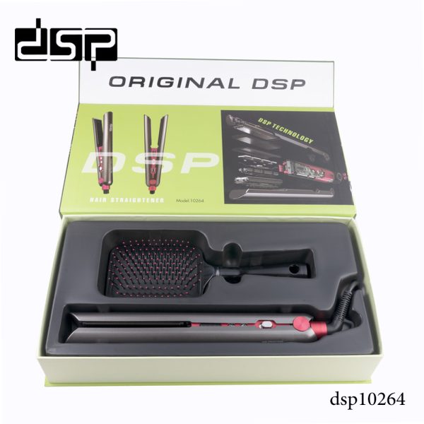DSP 10264, Professional Hair Straightener With Hair Brush - Image 2
