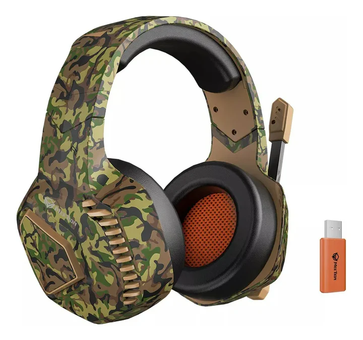 Wireless Bluetooth Gaming Headphones Meetion MTBth014 Color Jungle Green - Image 2