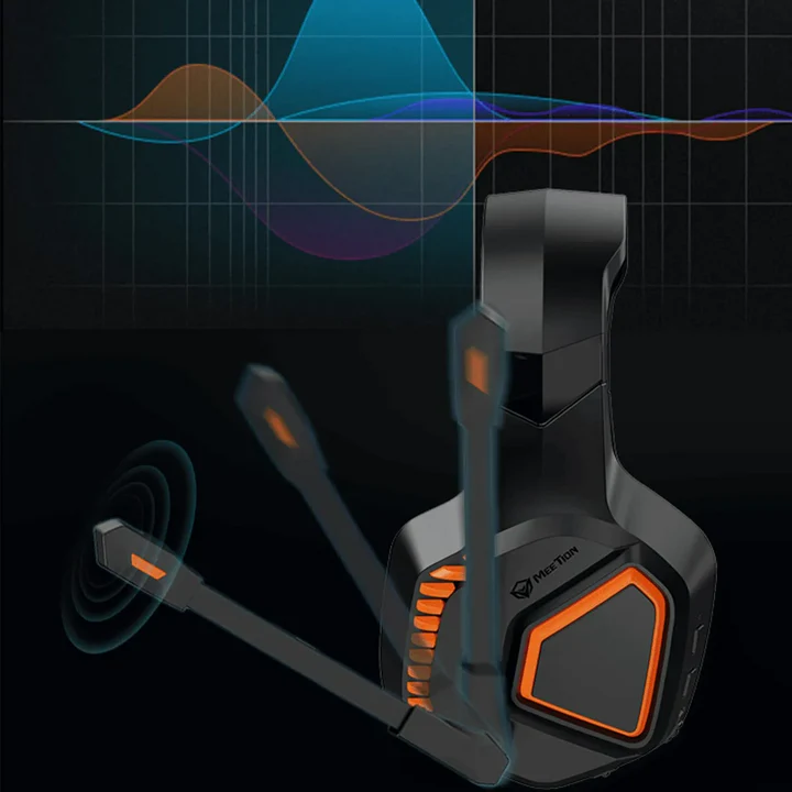 Wireless Bluetooth Gaming Headphones Meetion MTBth014 Color Jungle Green - Image 3