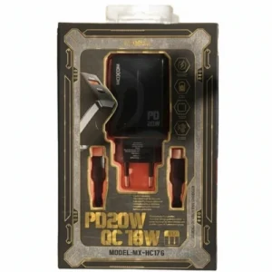 MOXOM PD20W QC18W Fast Charger TypeC To TypeC