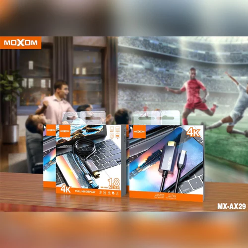 MOXOM 4K Full HD Display 2m Type-C to HDMI Cable for Monitor, Projector, Laptops, Mobiles and TV 4K HD - Image 2